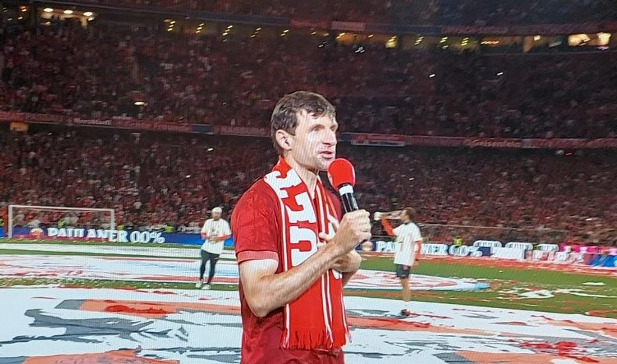 Thomas Muller, eroul sărbătorii celui de-al 34-lea titlu câștigat de Bayern