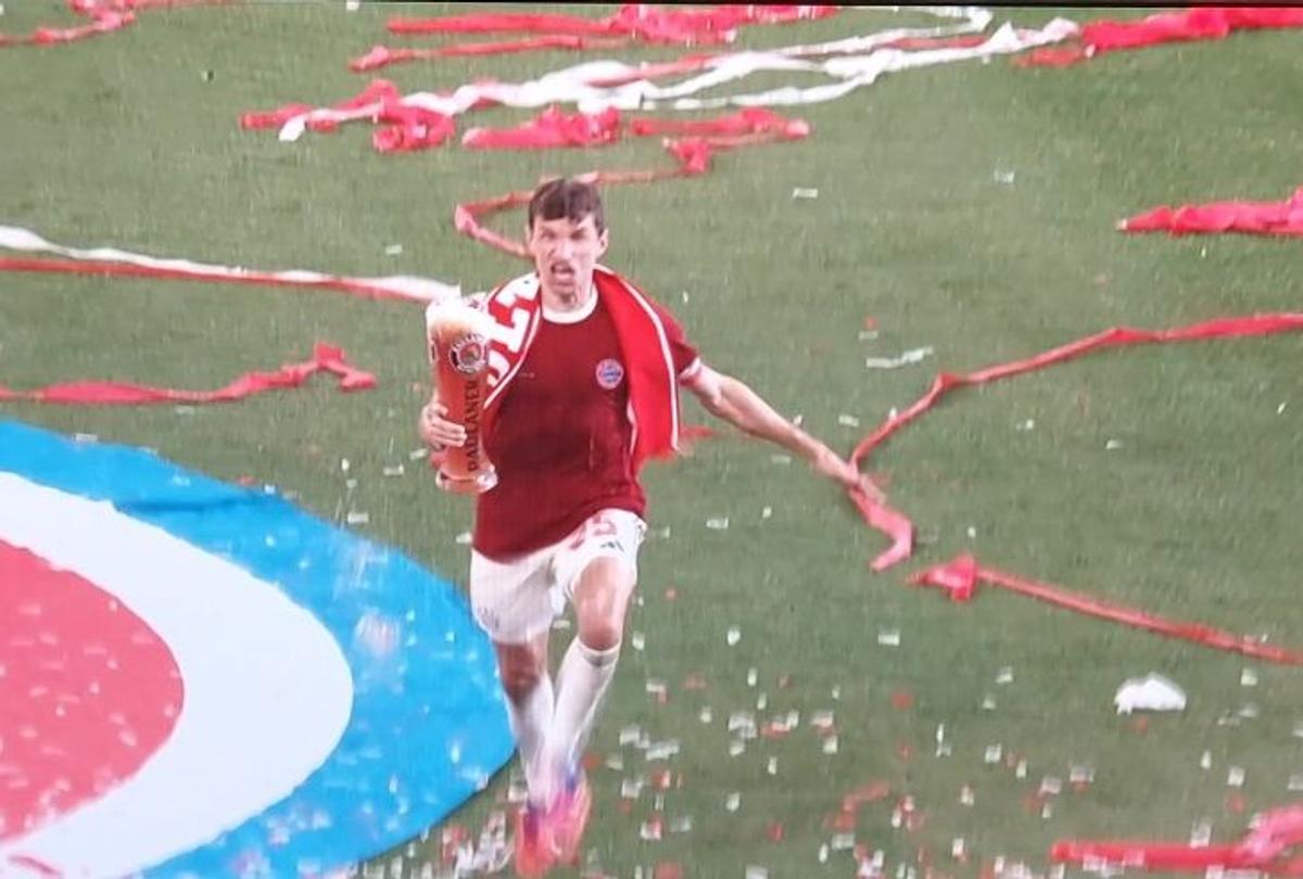 Thomas Muller, eroul sărbătorii celui de-al 34-lea titlu câștigat de Bayern