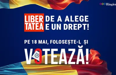Libertatea de a alege e un drept! Pe 18 mai, folosește-l și votează!