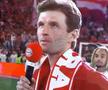 Sărbătoare la al 34-lea titlu câștigat de Bayern, cu Thomas Muller eroul serii de pe Allianz Arena