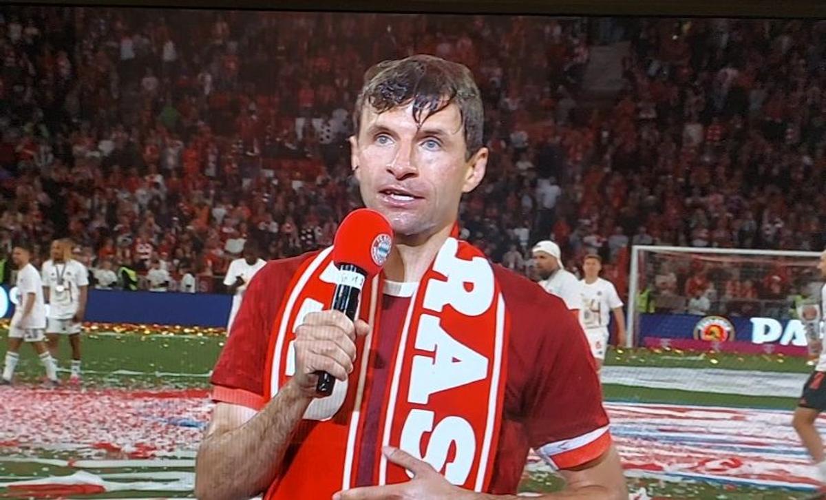 Thomas Muller, eroul sărbătorii celui de-al 34-lea titlu câștigat de Bayern