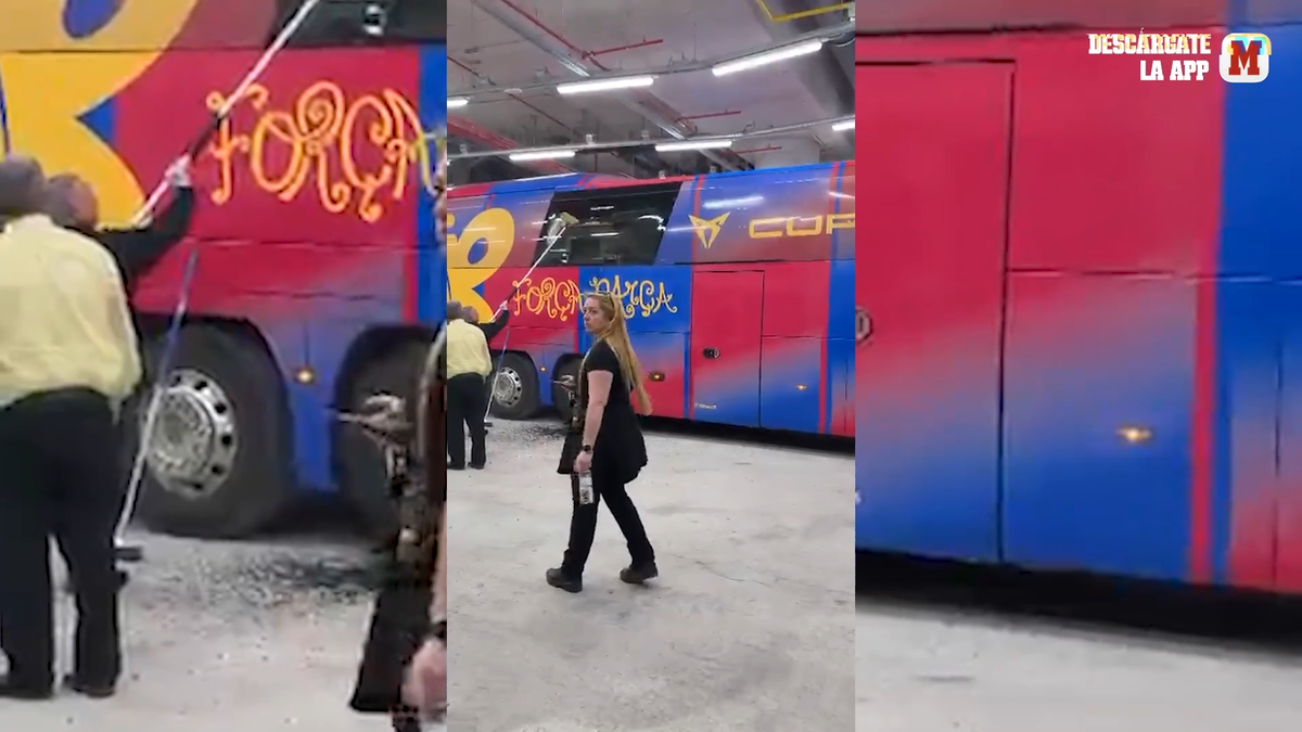 Scene incredibile: fanii Barcelonei au aruncat cu obiecte în autocarul... propriei echipe!