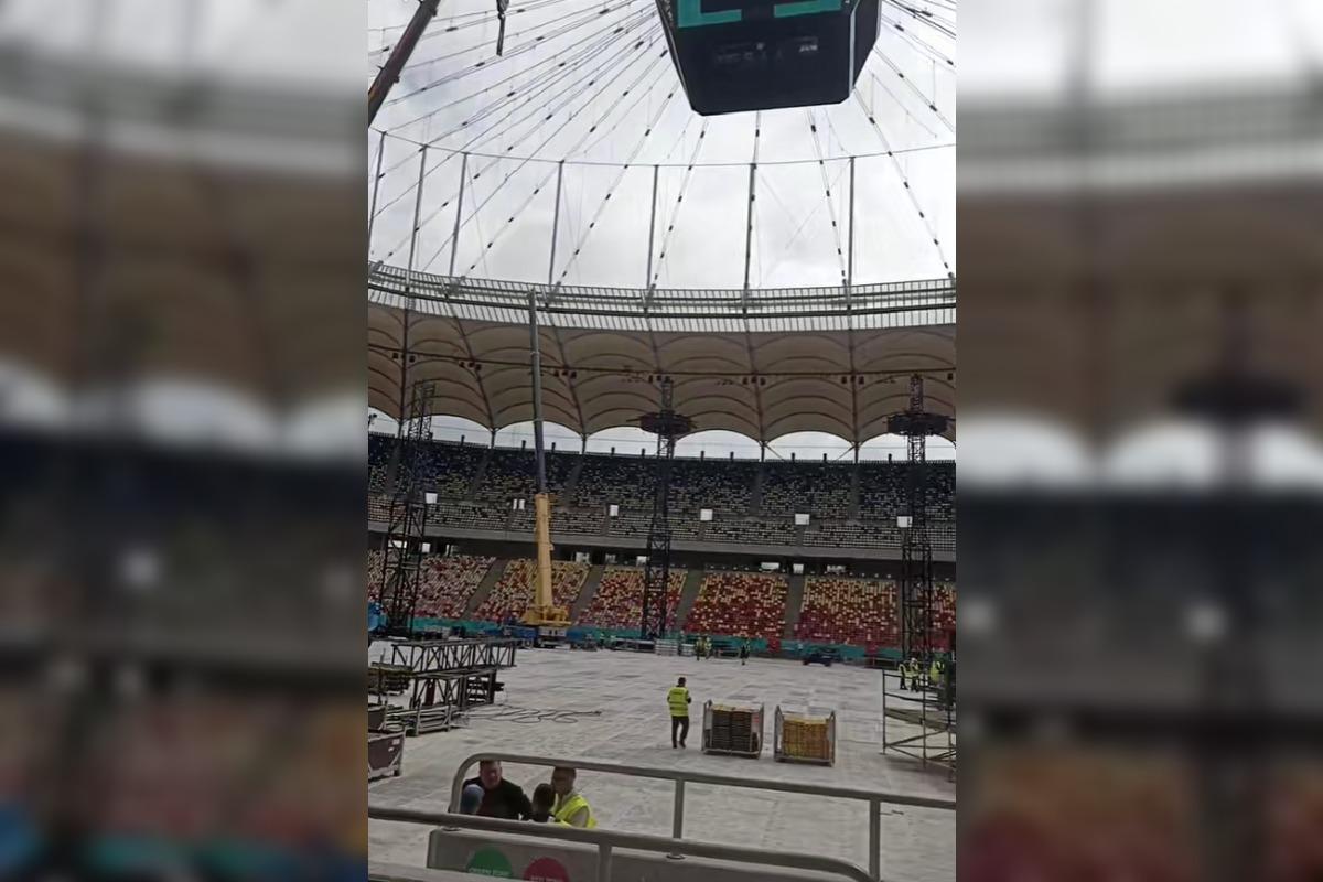 Cum arată Arena Națională înainte de concertul Metallica » Stadionul a devenit „zonă de festival”, iar fotbalul a fost mutat din Capitală