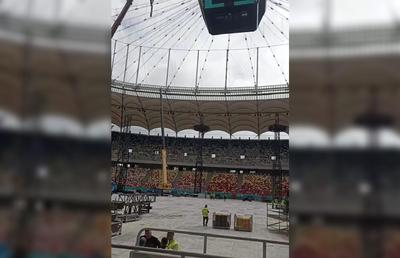 Cum arată Arena Națională înainte de concertul Metallica » Stadionul a devenit „zonă de festival”, iar fotbalul a fost mutat din Capitală