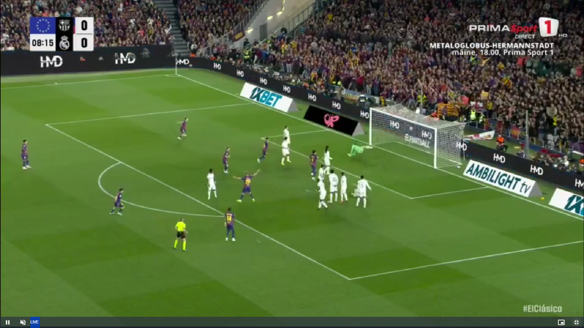Golul marcat de Marcus Rashford în Barcelona - Real Madrid