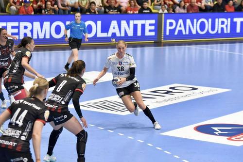 SCM Râmnicu Vâlcea - Gloria Bistrița, finala Cupei României la handbal feminin // foto: Facebook