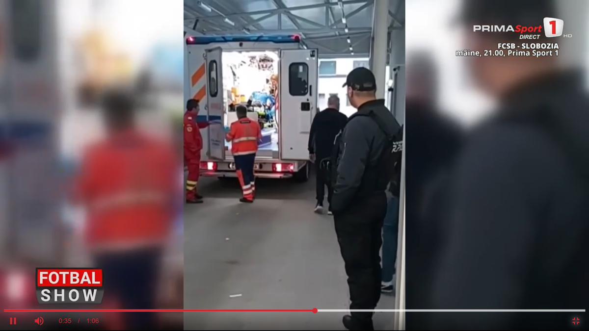 Au oprit autocarul pe drum și l-au dus la spital de urgență, imediat după duelul din Superliga