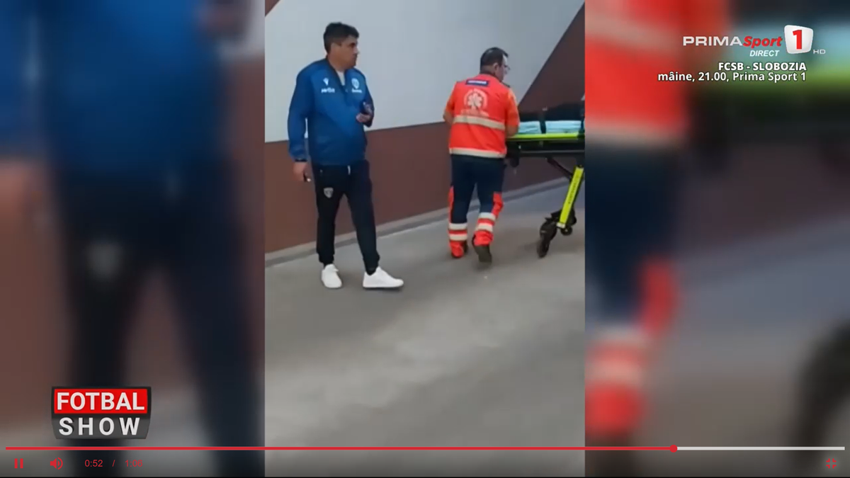 Au oprit autocarul pe drum și l-au dus la spital de urgență, imediat după duelul din Superliga