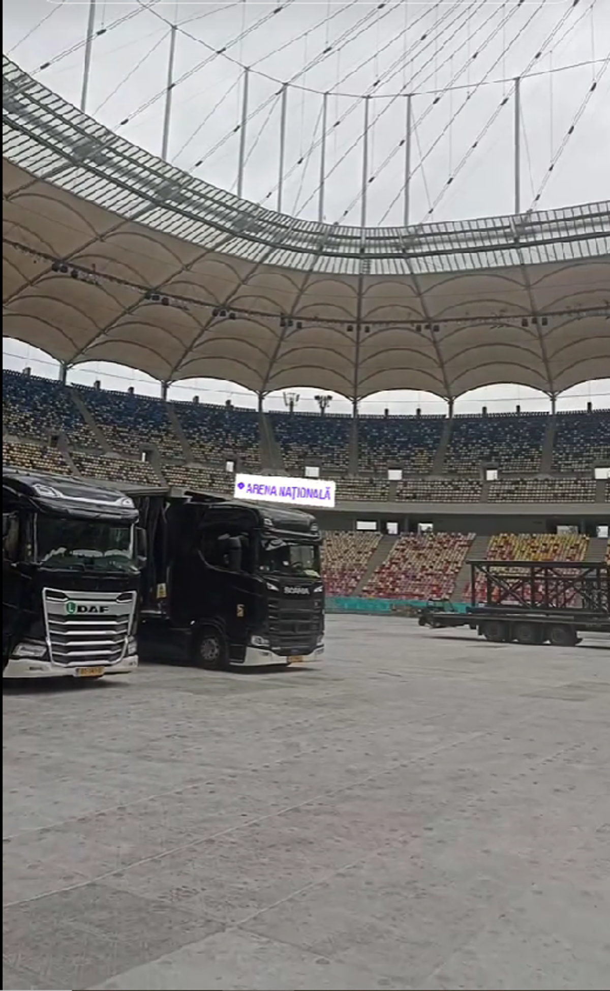 Cum arată Arena Națională înainte de concertul Metallica » Stadionul a devenit „zonă de festival”, iar fotbalul a fost mutat din Capitală