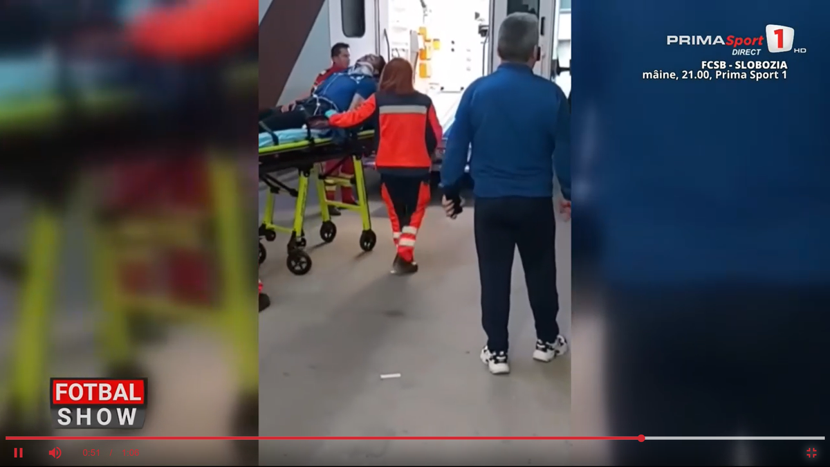 Au oprit autocarul pe drum și l-au dus la spital de urgență, imediat după duelul din Superliga