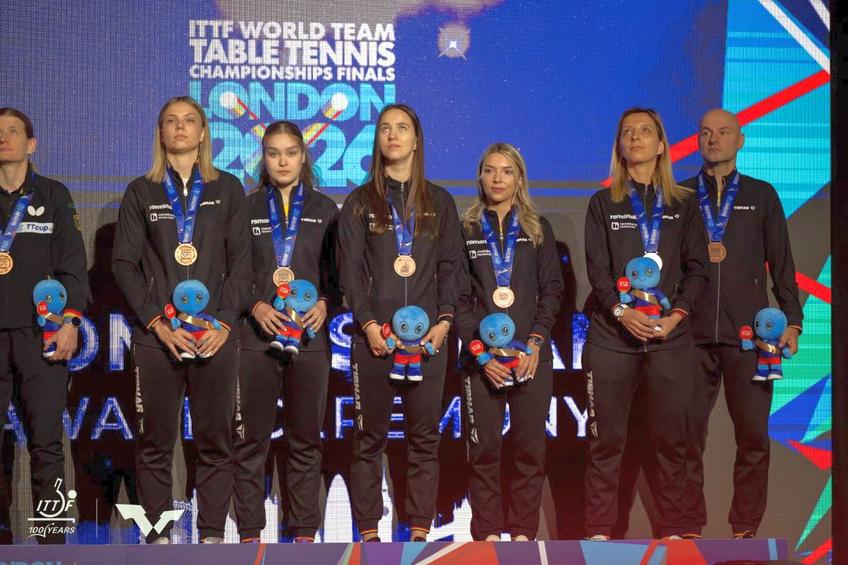 Tenis de masă - echipa feminină a României, bronz la Campionatul Mondial Foto: ITTU