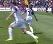 Adi Popa, execuție de clasă în Bihor - Steaua // Captură foto: Digi Sport 1