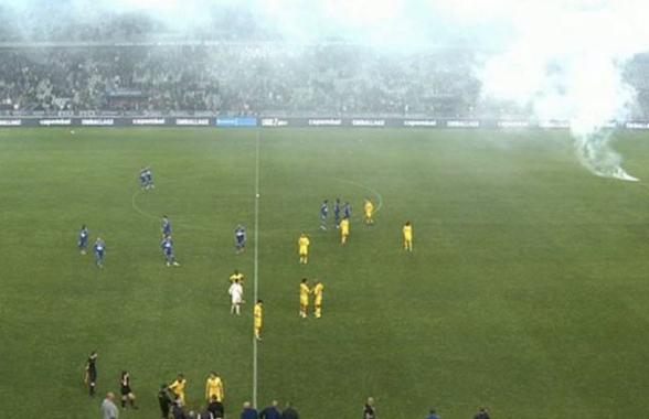 Haos pe teren, meci abandonat » Gazdele au retrogradat, oaspeții au promovat în Ligue 1!