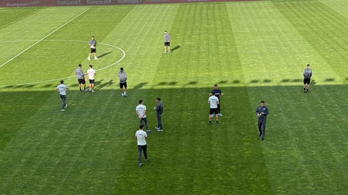 Dinamo - FC Argeș, imagini înaintea partidei de pe „Arcul de Triumf”