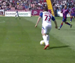 Adi Popa, execuție de clasă în Bihor - Steaua // Captură foto: Digi Sport 1