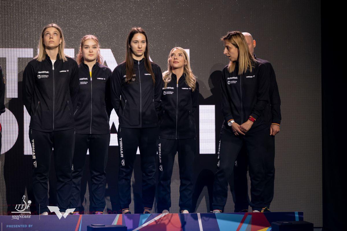 Echipa României de tenis de masă, podium la Campionatul Mondial