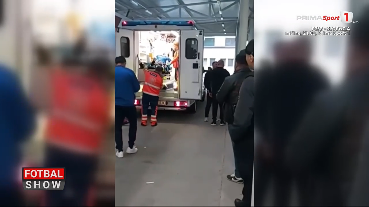 Au oprit autocarul pe drum și l-au dus la spital de urgență, imediat după duelul din Superliga