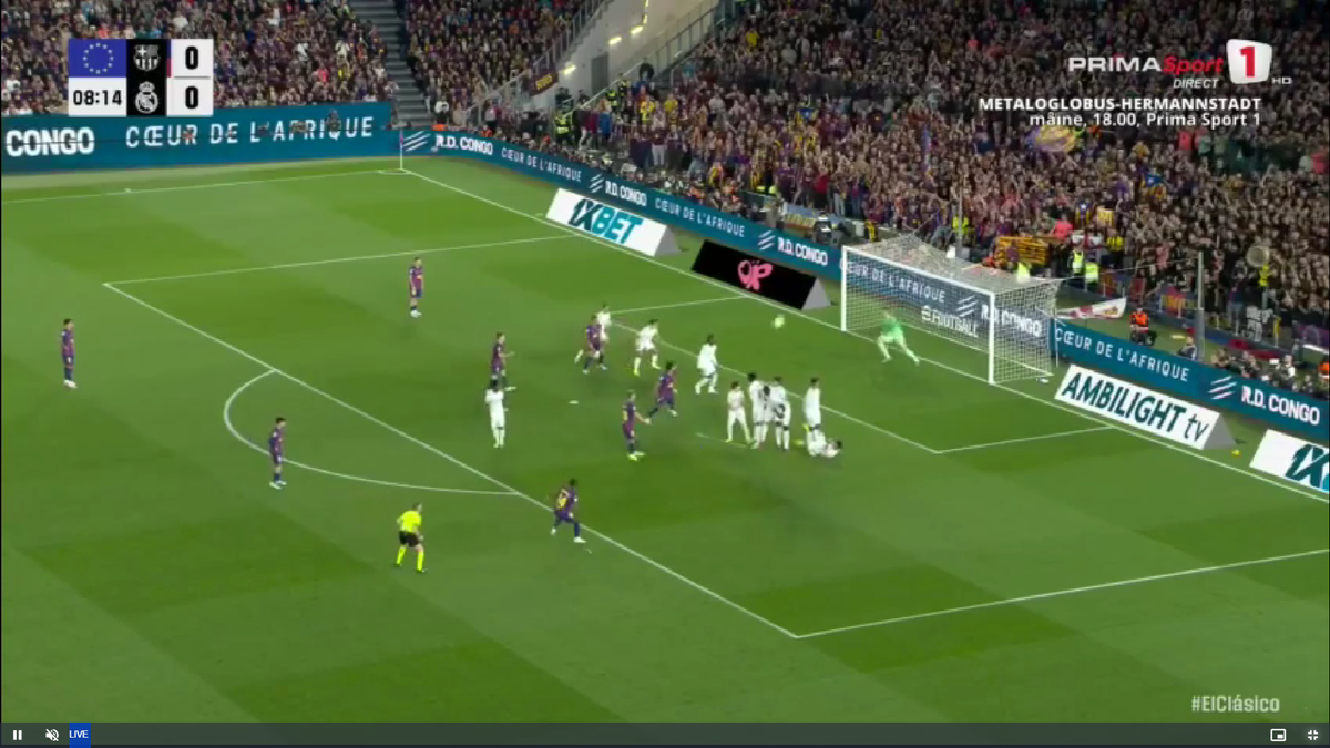 Golul marcat de Marcus Rashford în Barcelona - Real Madrid