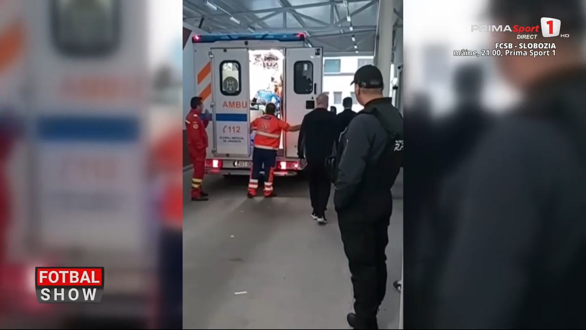Au oprit autocarul pe drum și l-au dus la spital de urgență, imediat după duelul din Superliga