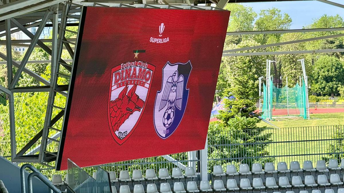 Dinamo - FC Argeș, imagini înaintea partidei de pe „Arcul de Triumf”