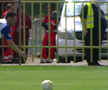 Adi Popa, execuție de clasă în Bihor - Steaua // Captură foto: Digi Sport 1