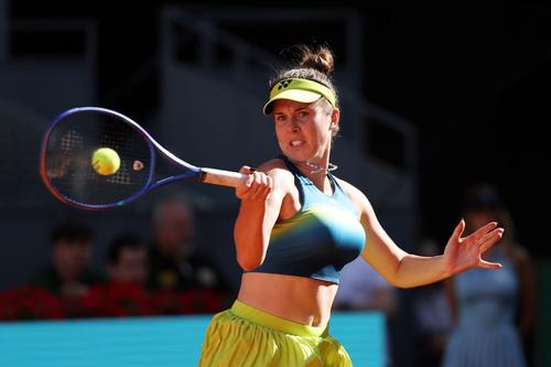 Linda Noskova în acțiune Foto: Guliver/GettyImages