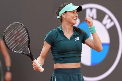 Sorana Cîrstea sărbătorind victoria cu Aryna Sabalenka de la Roma 2026 Foto: Imago Images