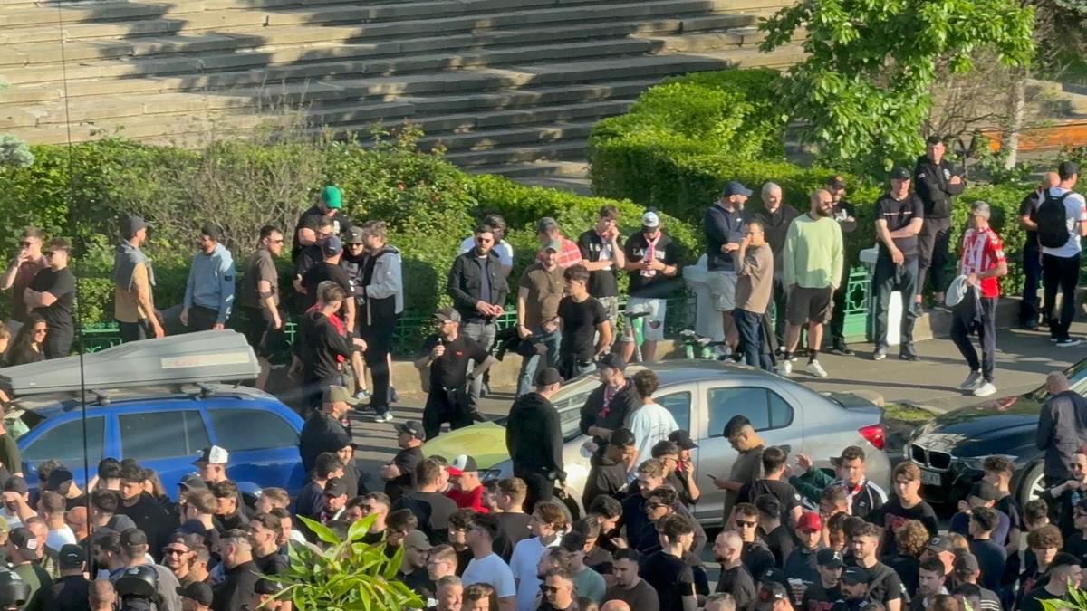 Protestul fanilor lui Dinamo la meciul cu FC Argeș