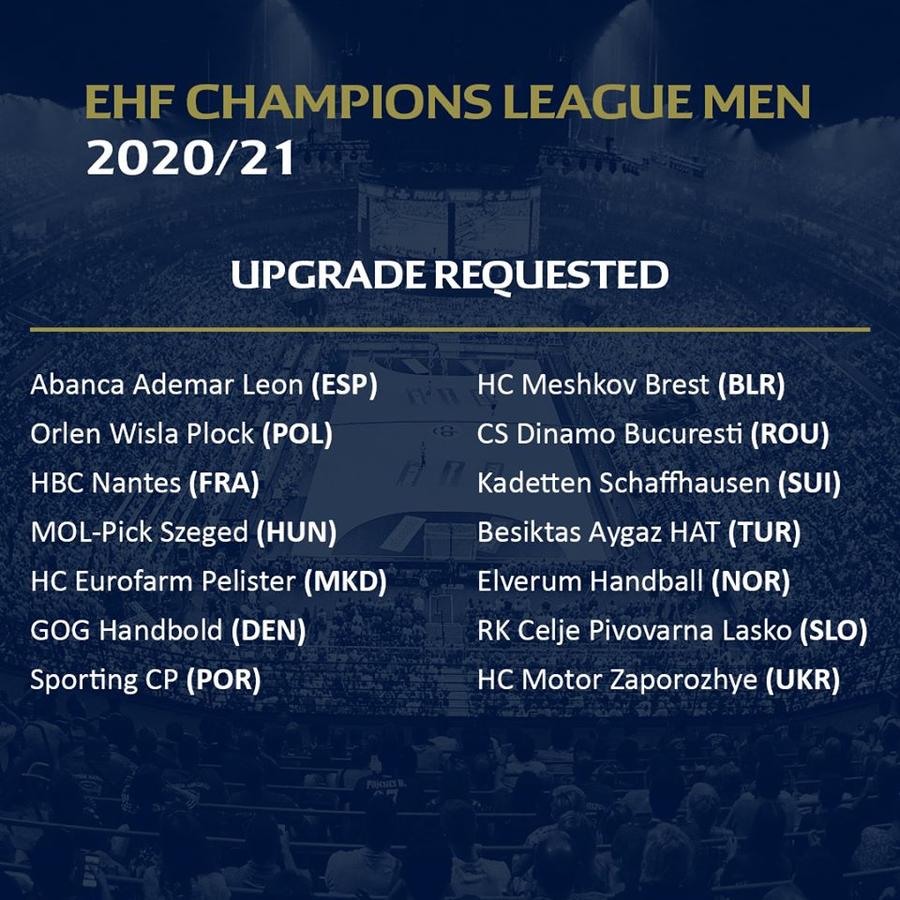 Echipele care au solicitat wild-card la masculin Telenovelă cu CSM București și wild-card-ul pentru Liga Campionilor!
