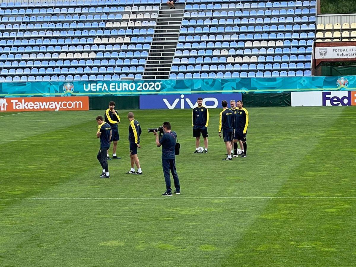 „Naționala” Ucrainei, un nou antrenament pe stadionul din Voluntari » Ce a făcut marele Shevchenko