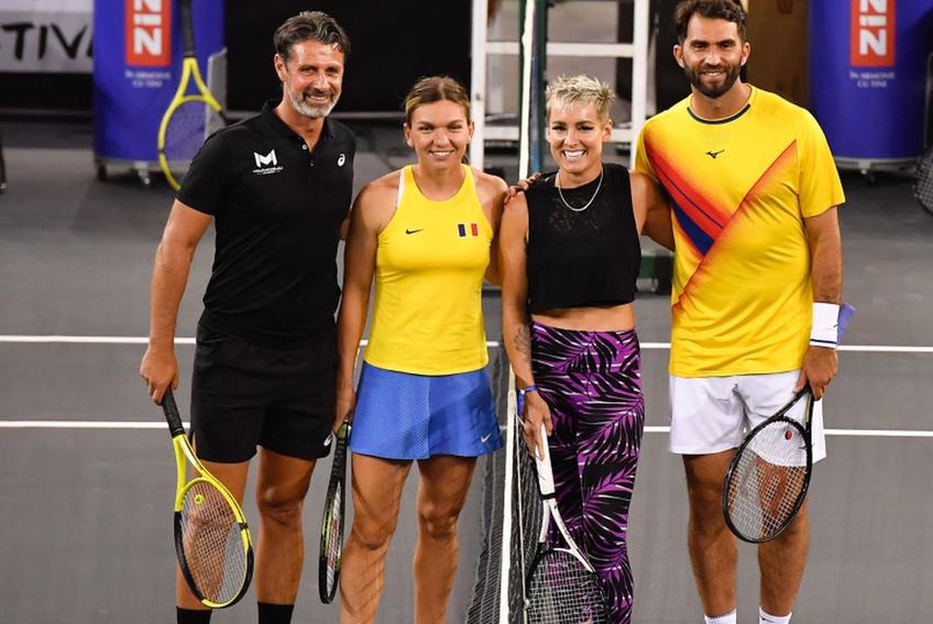Simona Halep a făcut pereche cu Patrick Mouratoglou / Captură Pro Arena