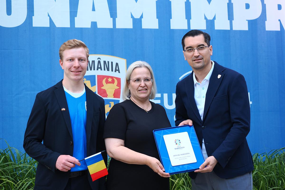 Sosirea echipei naționale în Germania - Euro 2024