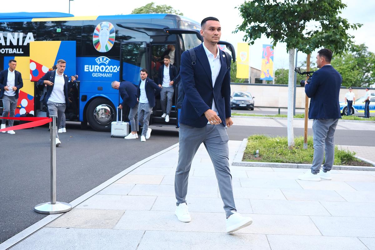 Sosirea echipei naționale în Germania - Euro 2024