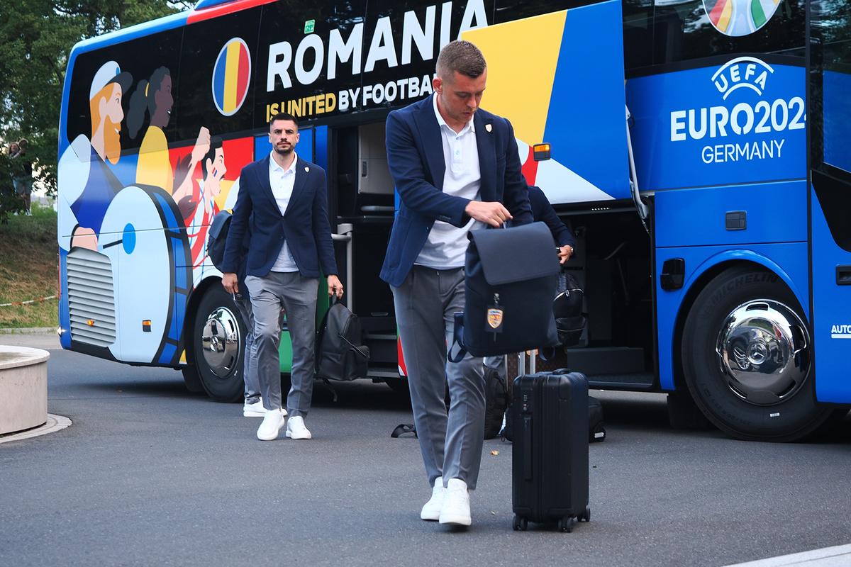 Sosirea echipei naționale în Germania - Euro 2024