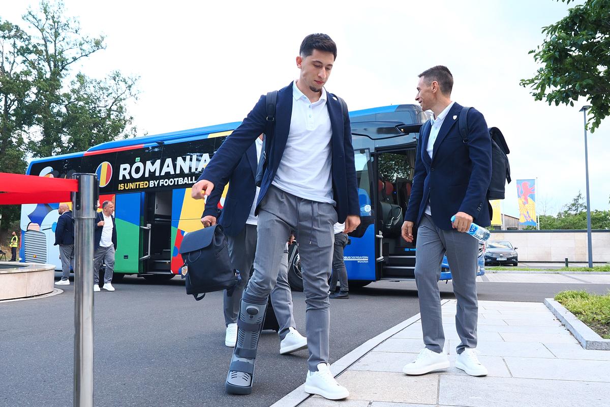 Sosirea echipei naționale în Germania - Euro 2024