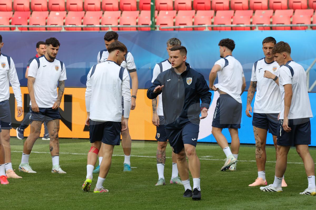 Antrenamentul de marţi din Trnava al echipei naţionale de tineret