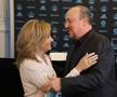 Maria Mouriño, președintele clubului Celta Vigo, alături de antrenorul Rafael Benitez / Foto: Faro de Vigo