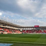 Stadionul din Trencin se află la poalele unui castel / Sursă foto: Imago Images