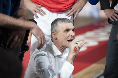 Cristian Achim, antrenorul lui CSM Oradea/Foto: fiba.basketball