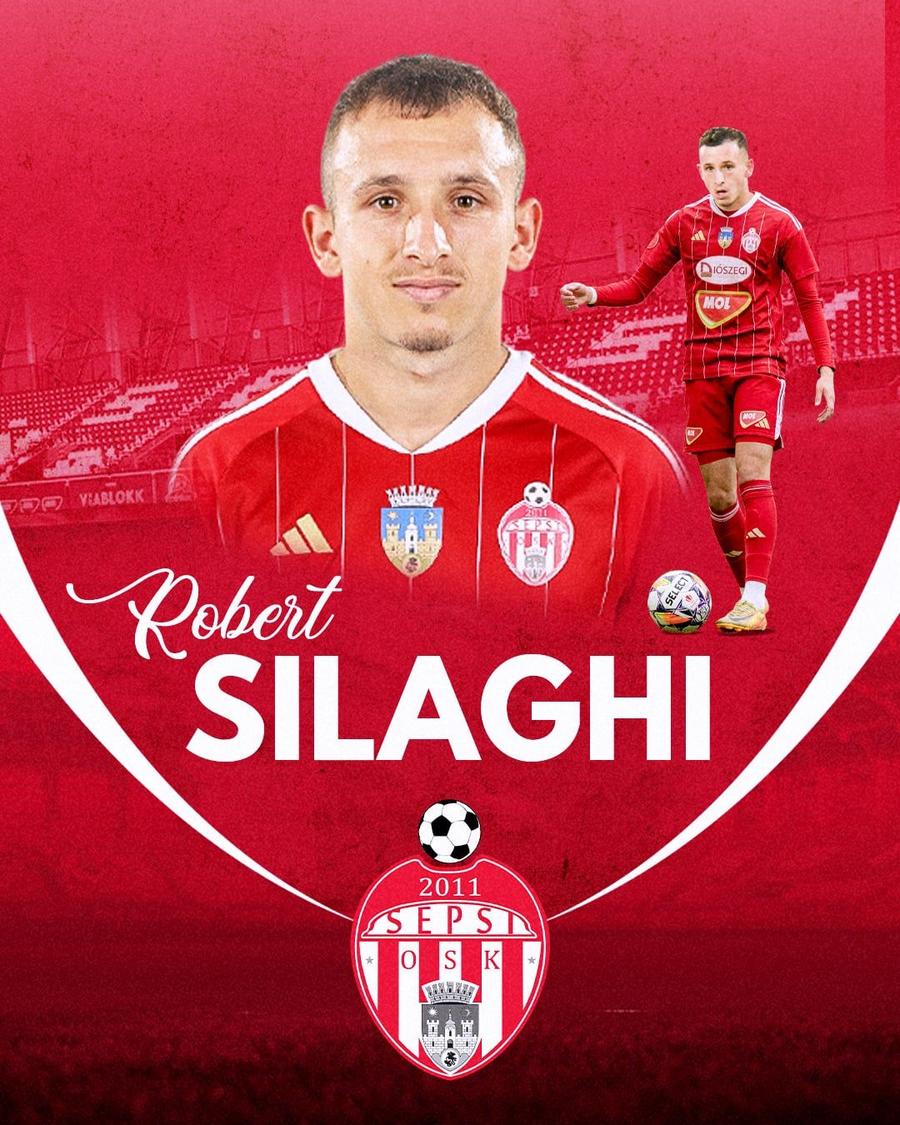 Robert Silaghi, noua achiziție oficială a lui Sepsi. Sursă foto: Facebook Sepsi a realizat primul transfer al verii » Covăsnenii au luat un mijlocaș din play-off-ul Superligii