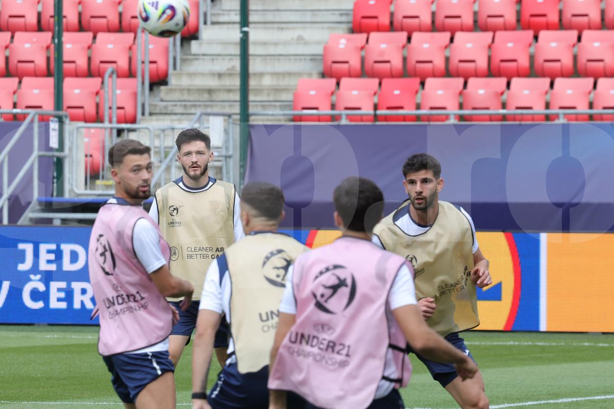 Antrenamentul de marţi din Trnava al echipei naţionale de tineret