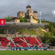 Stadionul din Trencin se află la poalele unui castel / Sursă foto: Imago Images