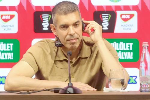 Nuno Campos. noul antrenor al lui Dinamo // FOTO: nemzetisport.hu