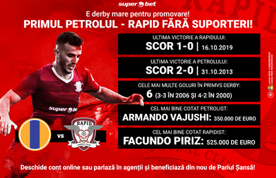 Cele mai frumoase Petrolul - Rapid! Titlul giuleștenilor din 1967 și victoria prahovenilor din Cupă, în 1995, sunt borne istorice