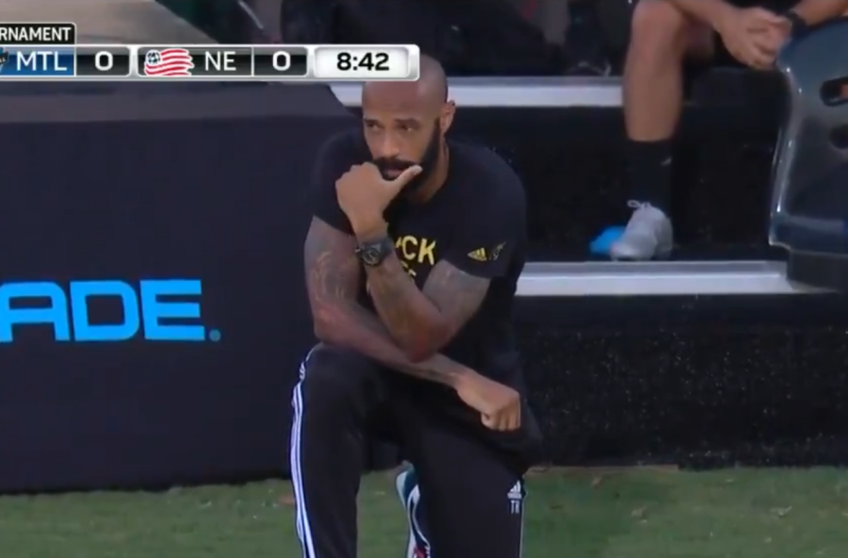 Thierry Henry și-a început cariera de antrenorat la AS Monaco // Sursă foto: Captură @Twitter