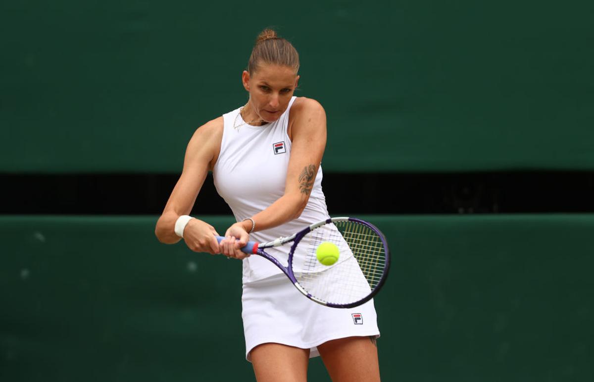 Ashleigh Barty - Karolina Pliskova, finala Wimbledon 2021
