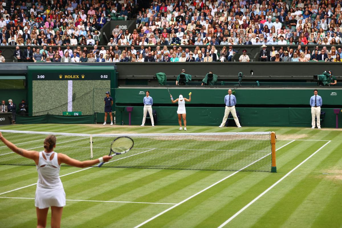 Ashleigh Barty - Karolina Pliskova, finala Wimbledon 2021