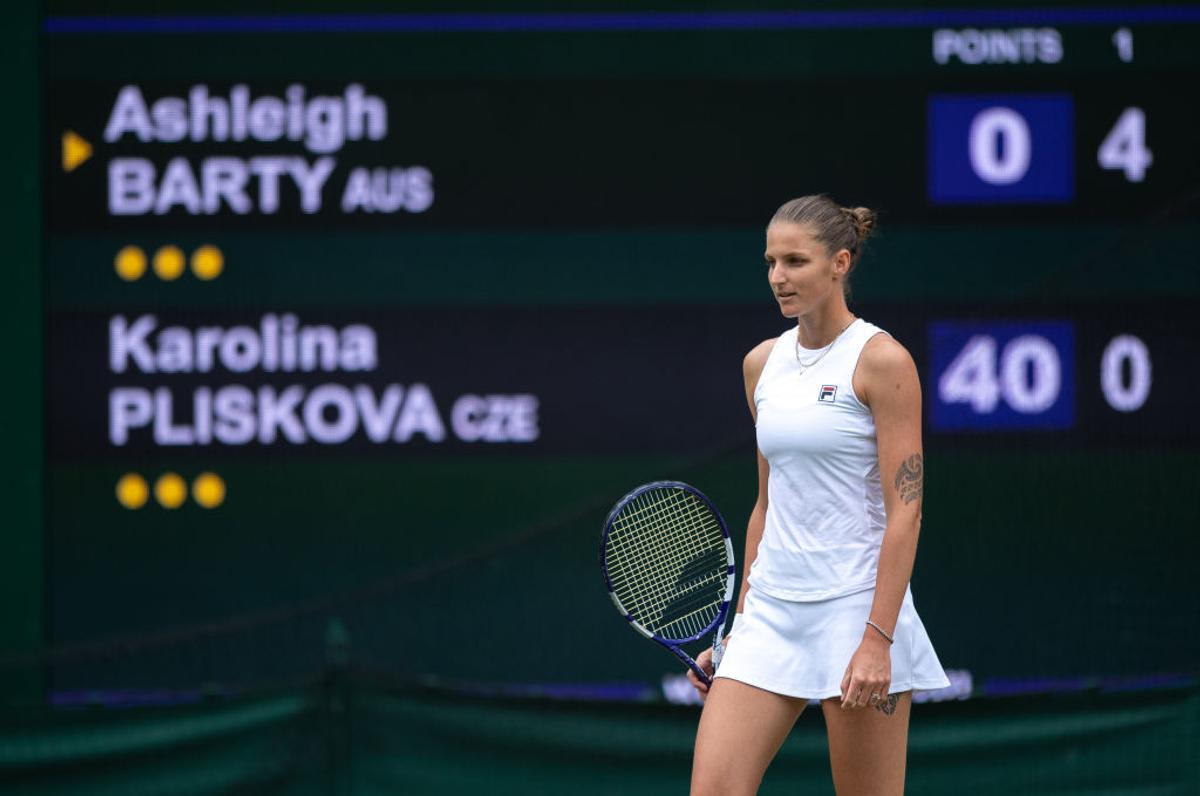 Ashleigh Barty - Karolina Pliskova, finala Wimbledon 2021