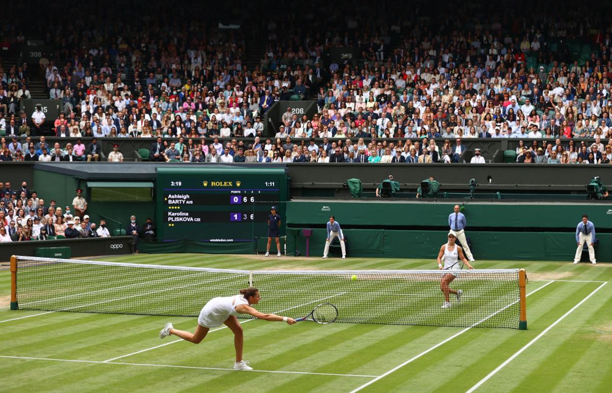 Ashleigh Barty - Karolina Pliskova, finala Wimbledon 2021