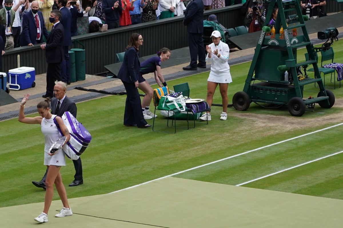 Ashleigh Barty - Karolina Pliskova, finala Wimbledon 2021